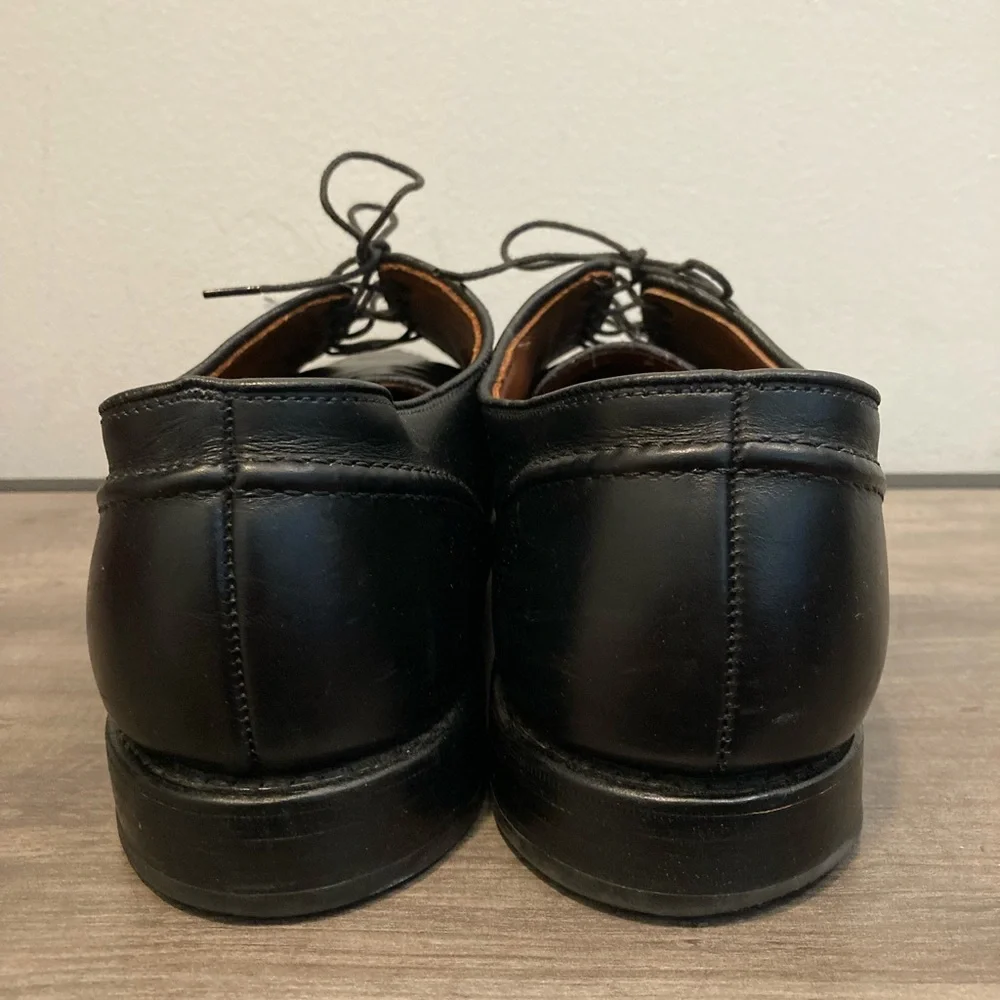 Allen Edmonds Watson Leather Derby Shoes Black Leather Dress Shoes